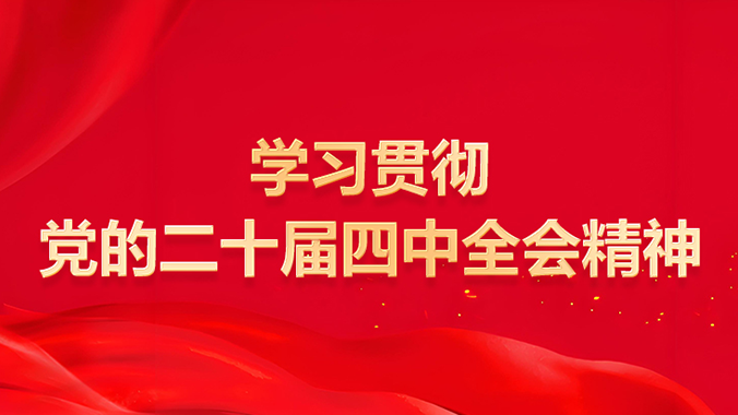 學(xué)習(xí)貫徹黨的二十屆四中全會精神